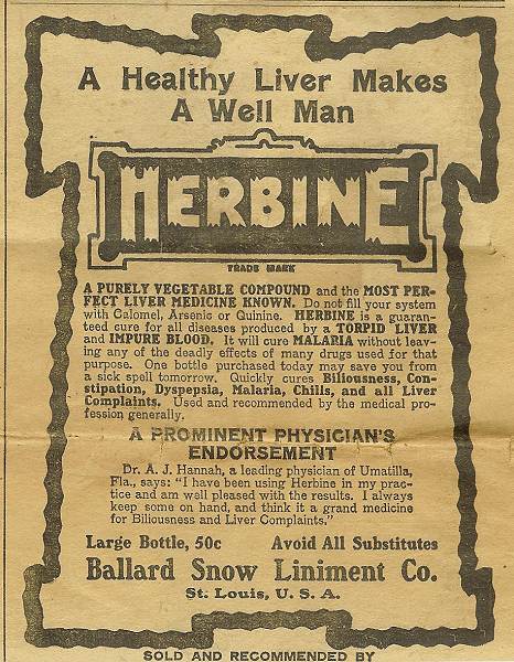 27 Herbine Advertisement