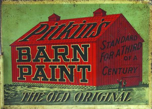35 Pitkin's Barn Paint Sign