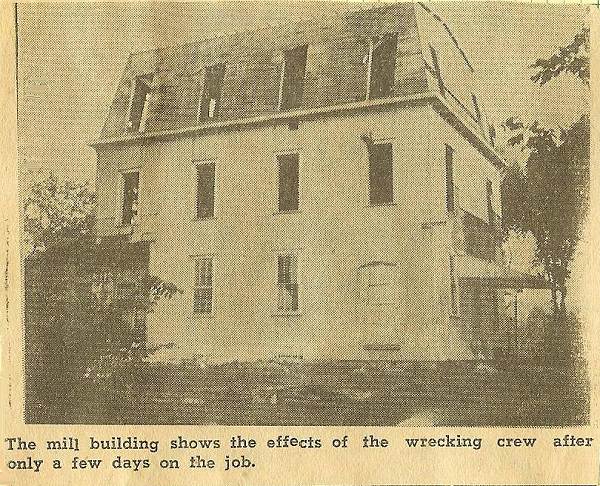 20 Anchor Roller Mill building partially Dismantled - 1949