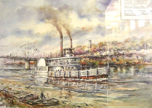 41 Hibernia Landing (Cedar City) - Steamer J.W. Spencer