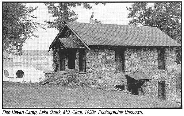 06 Fish Haven Camp, Lake Ozark, Mo - 1950's from Dwight Weaver
