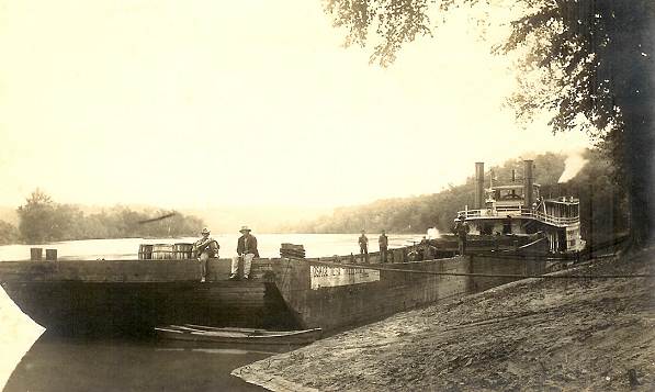 18 J.R. Wells with Barge
