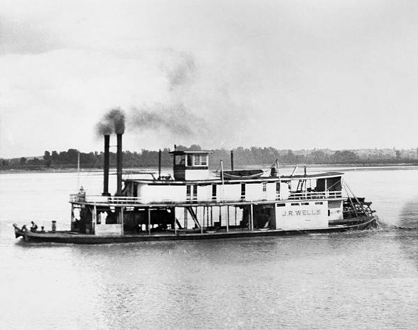 28 J.R. Wells on Missouri River - W. Johnson