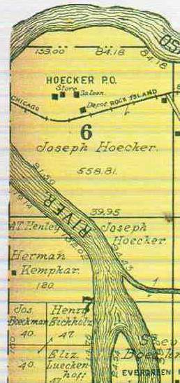 13 Rock Island in Osage Township going through Hoecker Farm