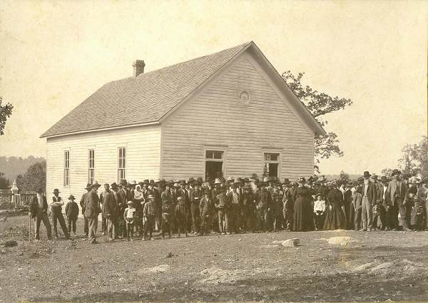 27 Opening Day of Mt. Zion Christian Church - 1901