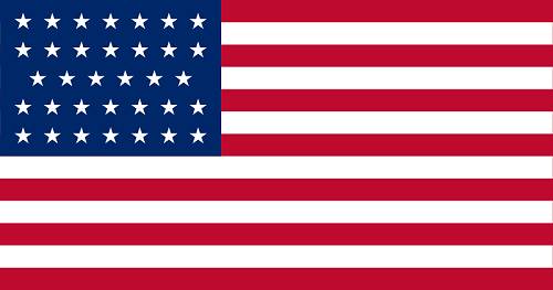 38 U.S. Flag - 1861