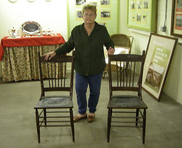 36 Wooden Chairs are from 1918 - 1920