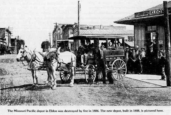 41 Missouri Pacific Depot in Eldon - 1888