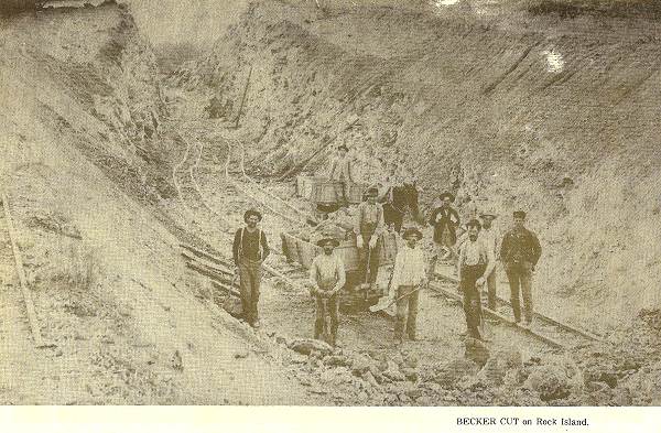 44 Becker Cut Crew on Rock Island Railroad