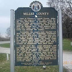 01 Miller County History Sign - Front