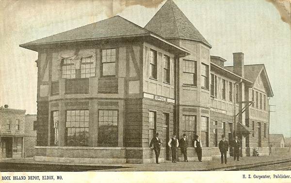 10 1909 - Rock Island Station Eldon