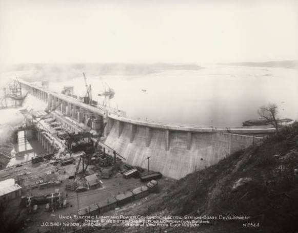 13 Bagnell Dam Nearly Completed
