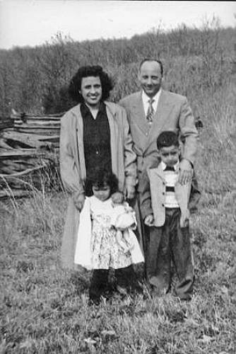 24 Rev. Todd Family: wife Minerva, daughter Kathy and son Dan - 1951