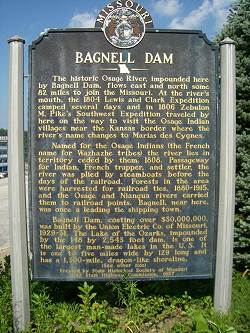 02 Bagnell Dam History Sign - Front