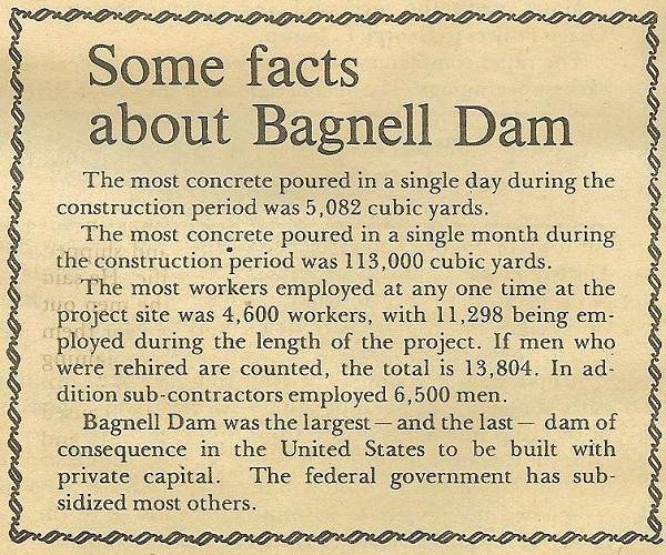 10 Some facts about Bagnell Dam