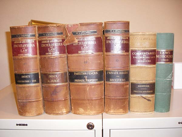 31 Law Books of Walter S. Stillwell