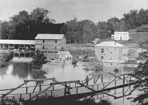 30 1895 Shut In Branch Bridge during Goosebottom Flood