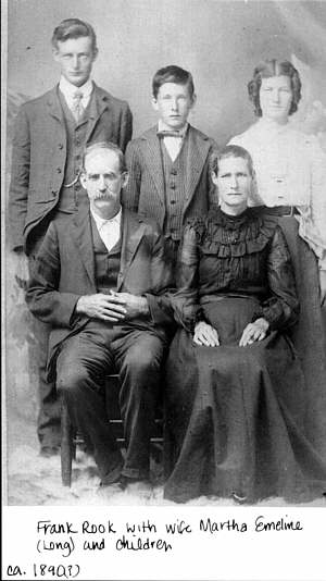  Franklin Rook and Martha Emeline (Long) 