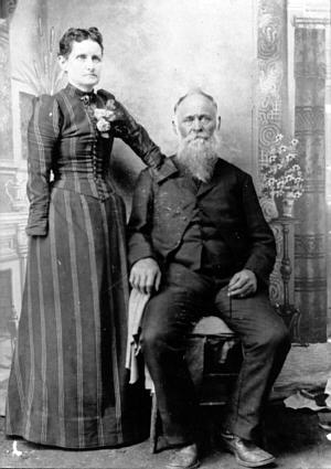  Zebedee Spearman and his second wife Cynthia Hawkins Spearman 