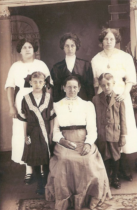 Catherine Herigon Hoecker and Family