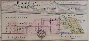  1904 Atlas Map of Capps Landing (Ramsey) 