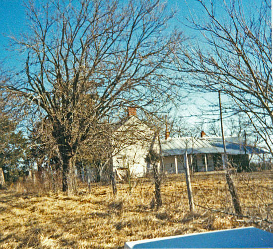  The home of Henry Clay Jackson near Ulman.  Part of this home was built prior to the Civil War. 