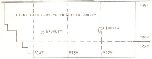 Present Boundary of Miller County