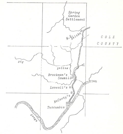 Tuscumbia - Spring Garden Road 1838