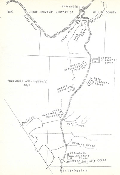 Tuscumbia - Springfield 1841