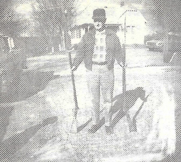 The guns carried by Charles P. Myers from Miller County to Savannah; Held by grandson Calvin Myers, of Ulman