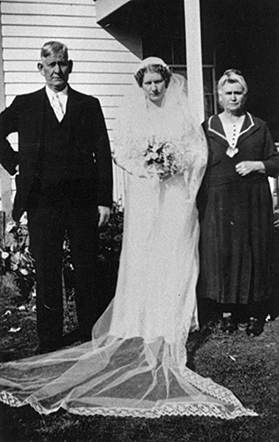 Joe and Anna Dickneite Bax with Martha