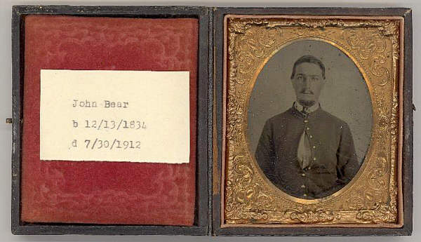  John Bear in Civil War Uniform 