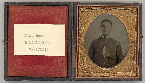 John Bear in Civil War Uniform