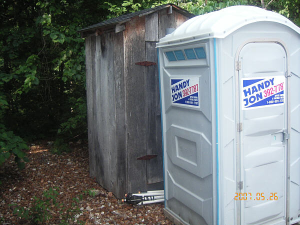 Juxtaposition of Outhouses