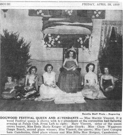  First Dogwood Festival Queen 