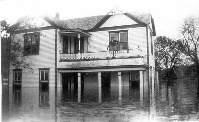 Bear Home In Flood