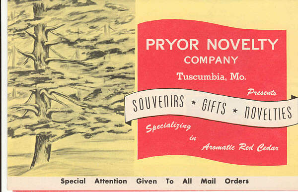  18 First Color Catalogue Pryor Novelty(1950) 