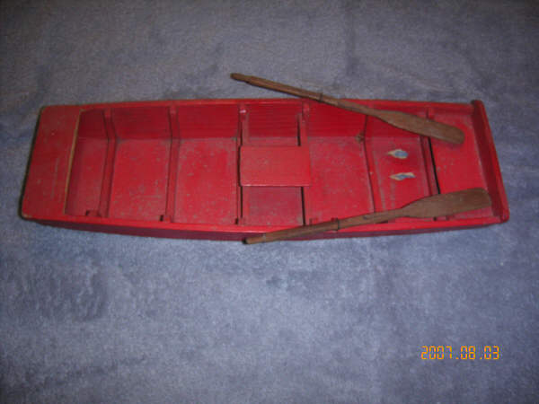 28 Miniature copy of John Boats made by Elmer Flaugher