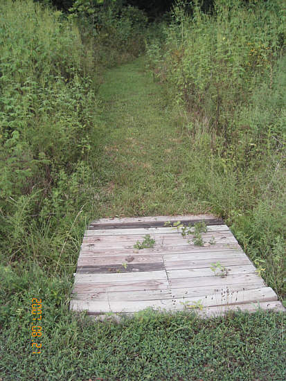 27 enrtrance to path to Hawken Cemetery