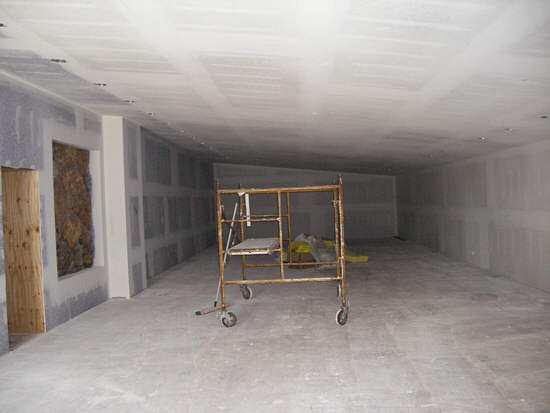 09 drywall upper floor