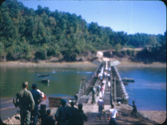  15  pontoon bridge for movie Glory Brigade 