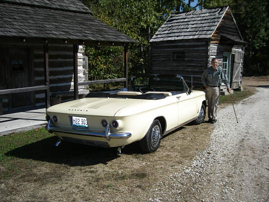  27 Jack Lupardus with new old Corvair 