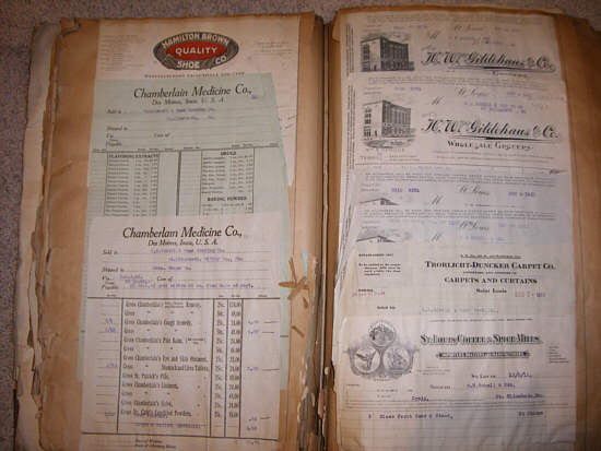  08 Old Invoice Record Book 
