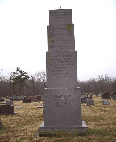 15 Jackson C. Stanton Tombstone; Freedom Cemetery; Camden County