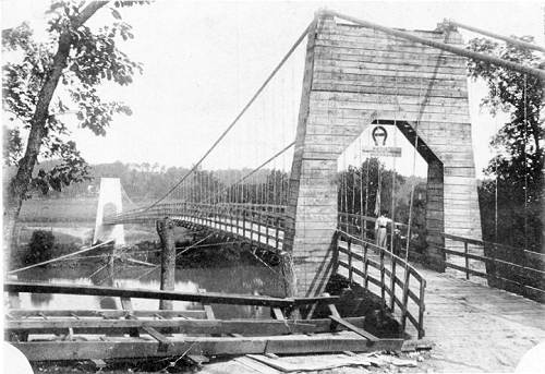 08 Suspension Bridge at Tuscumbia 1905-1934