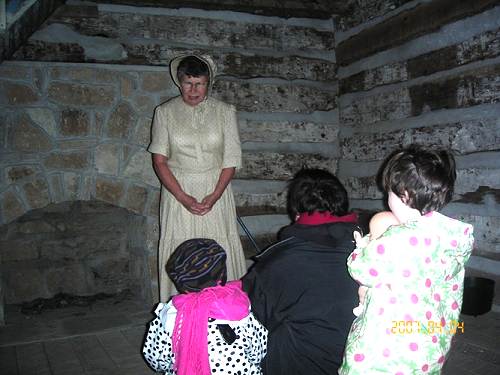 11 Sharon Steen Holder Telling Lupardus Cabin Story