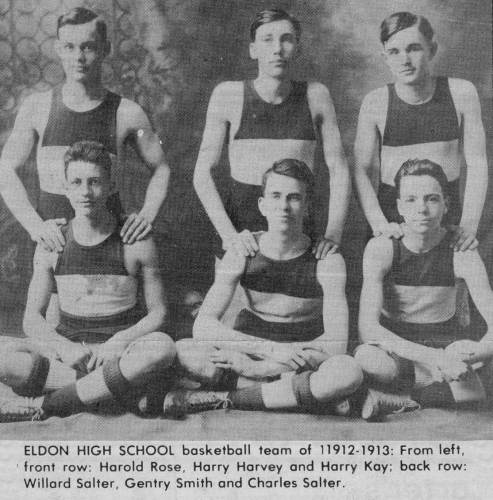 08 E. H. S. Basketball Team - 1912-1913