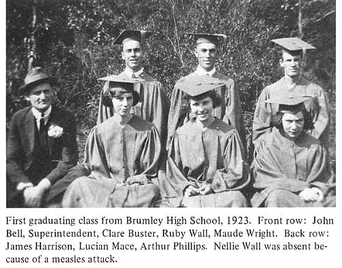 13 Brumley Graduates - 1923
