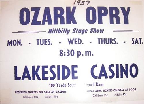 16b Poster Advertisement of First Opry Show