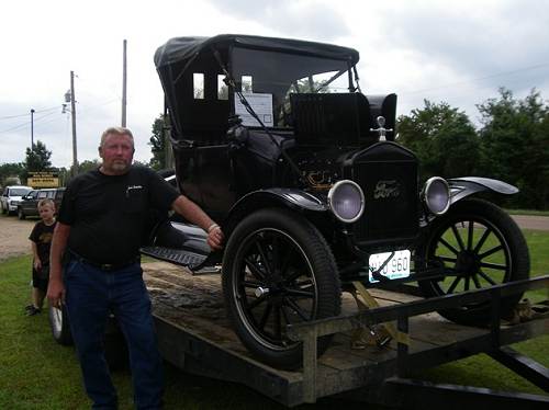 31 Ernie Flaugher and his 1917 Model T